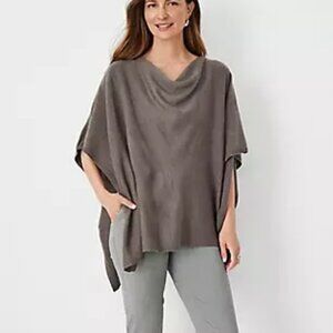 ‘NWOT Ann Taylor Cowl Neck Poncho